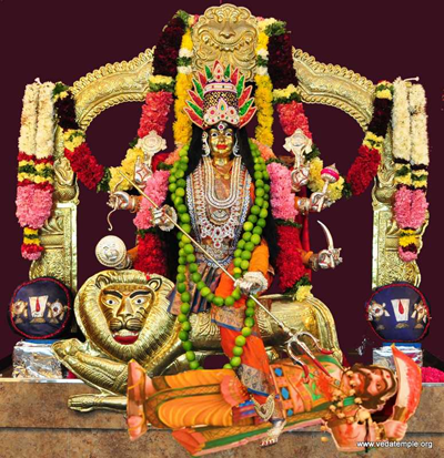 Information about dussehra special goddess Mahisasura Mardhini shodashopachara puja vidhanam shodashopachara puja